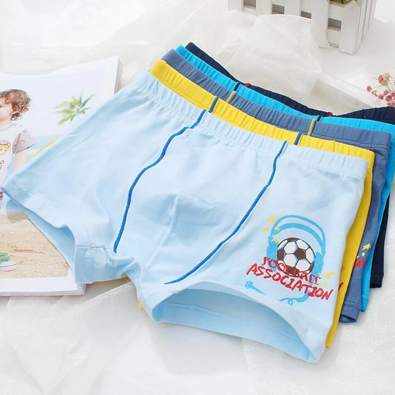 Boys'нижнее белье CUHK спортивные трусы из чистого хлопка для студентов эластичные