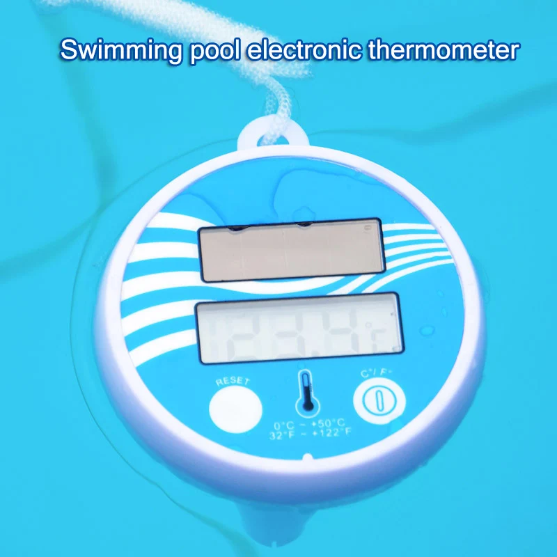 

Newly Solar Powered Pool Thermometer Digital Floating Swimming Pool Water Temperature Measuring SPA Pond
