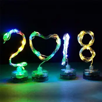 

New Quality 2m 20 LED Submersible Waterproof Fairy Light Copper Wire String Lights Base Lamp Party&Wedding Dropshipping #1101