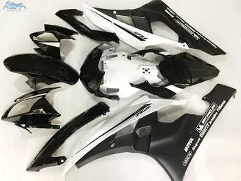 

Customized Injection fairing kit fit for YAMAHA R6 YZFR6 2006-2007 YZF R6 06-07 white black fairing body repair parts FY12