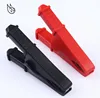 1 set of insulated metal copper alligator clip electric test 7cm big alligator clip 1 red +1 black, test clip power ► Photo 2/2