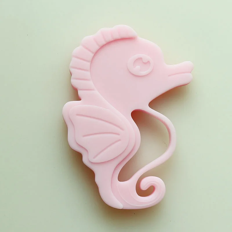 pink Hippocampus teethers