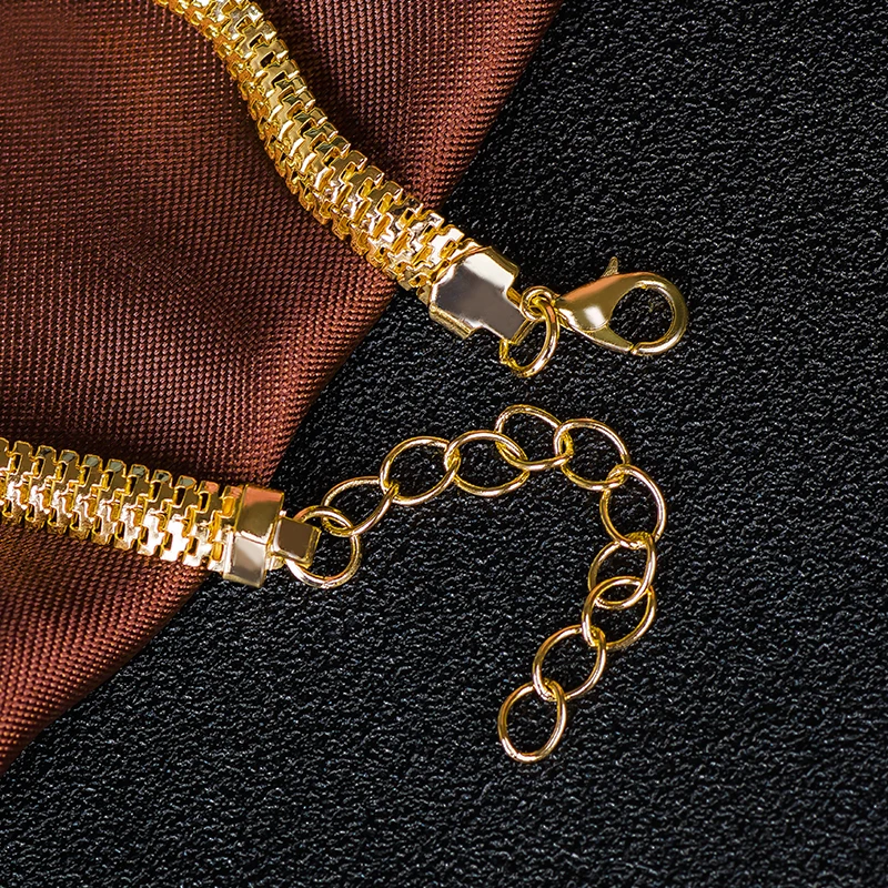 SHUANGR Винтаж Сердце Стразы в форме сердца браслеты с Золотой змеиной цепи для женщин индийские ювелирные изделия подарок на день Святого Валентина