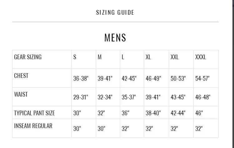 SIZE Guide