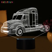 Модные автомобильные 3D светодиодные лампы, светодиодные настольные лампы с датчиком, светодиодный 3D USB лампы, как украшения для домашнего искусства