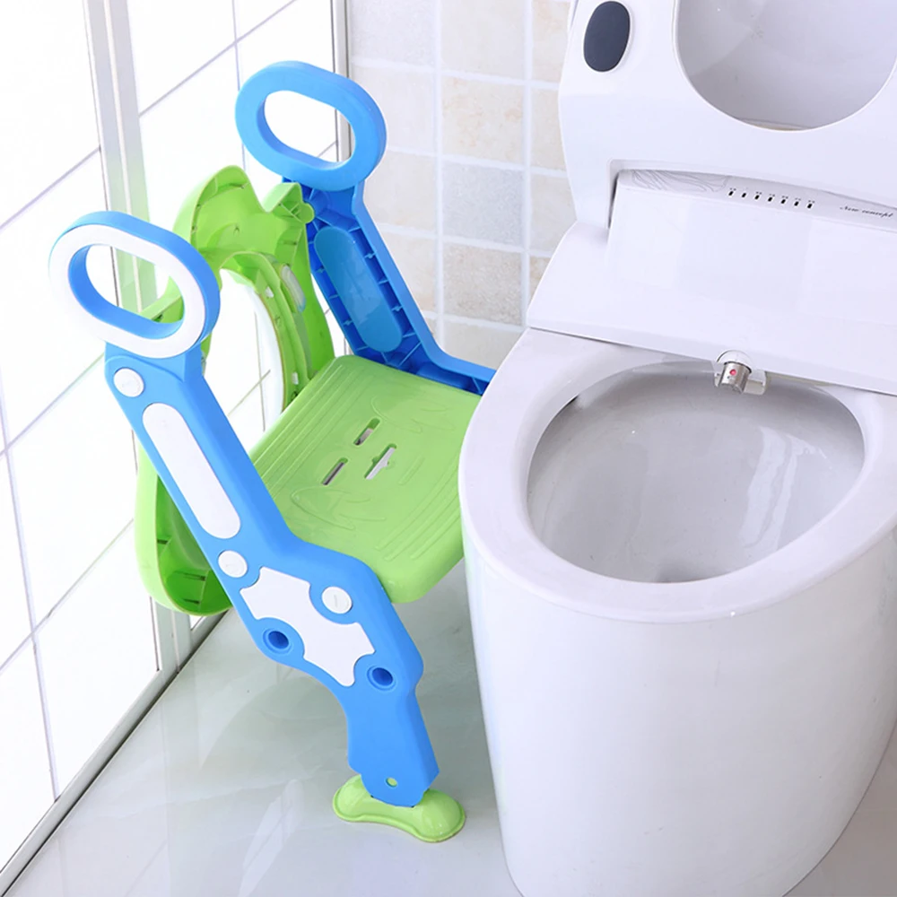  Portable Baby Pot for Kids Folding Baby Baby Toilet Seat With Adjustable Ladder Children's Potty Bo