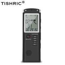 TISHRIC Mini USB диктофон 8 Гб Professional Цифровой диктофон цифровой аудио записывающее устройство Встроенный микрофон