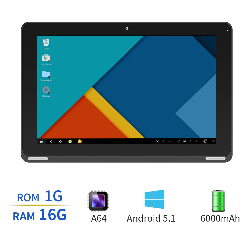 Yuntab B102 10,1 Inch Tablet PC, Android 5,1 Allwinner 4 ядра A64 Процессор 800*1280 ips двойной Камера Поддержка карты памяти SD/MMC/TF карты