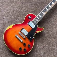 

Custom shop, standard custom Electric Guitar,One piece neck and body gitaar,Tune-o-Matic bridge,honey color Chibson guitarra,