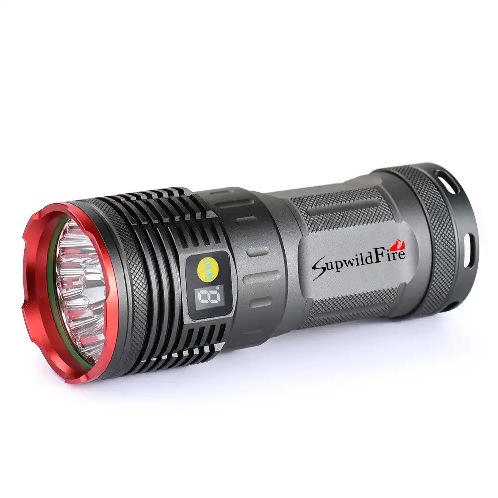 ISHOWTIENDA Supwildfire 36000LM 12 x XM L T6 светодиодный цифровой дисплей для охоты Flashligt с сроком