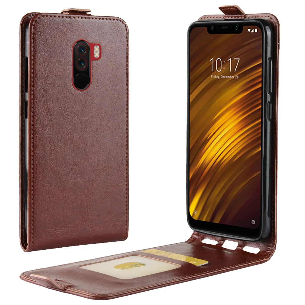 

Phone Case For Xiaomi Mi F1 Pocophone 1 Back Cover Flip PU Leather Wallet Phone Case For Xiaomi Mi Pocophone 1 F 1 Coque Fundas