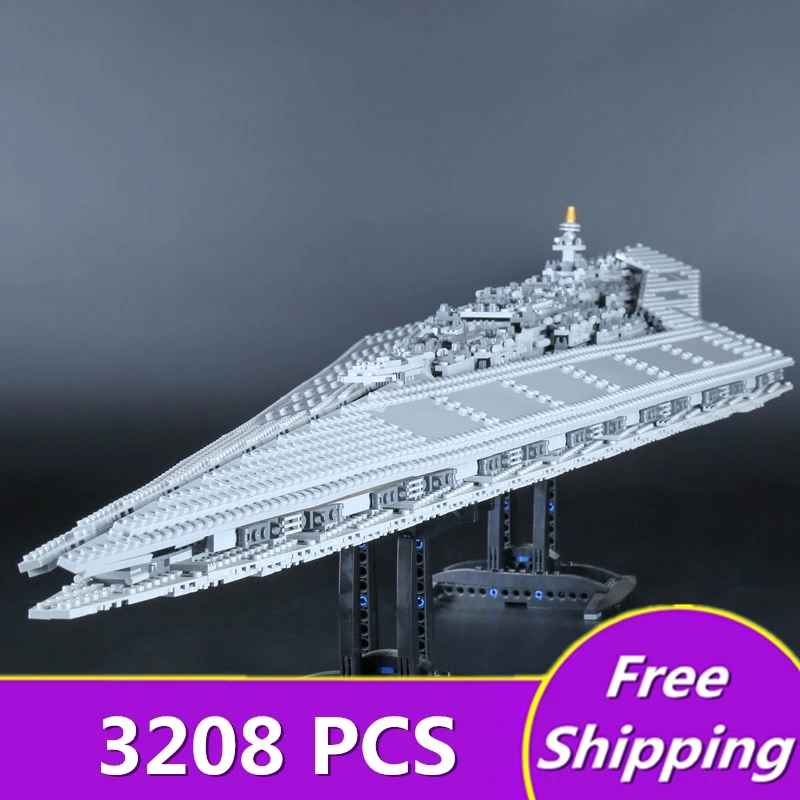 

[ZXZ]IN STOCK LEPIN 05028 3208PCS Execytor Super Star Destroyer Model Building Wars Kit Block Brick Toy Gift Compatible 10221