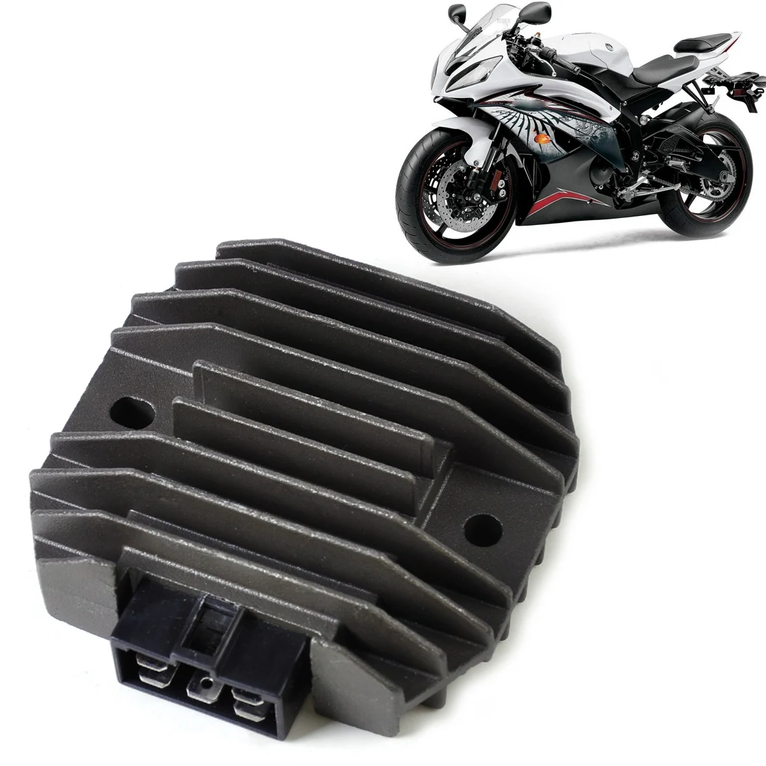 

DWCX Motorcycle Voltage Rectifier Regulator Fit For Yamaha YZF R1 R6 1999 2000 2001 YZF 600 FZR600 1997 1998 1999