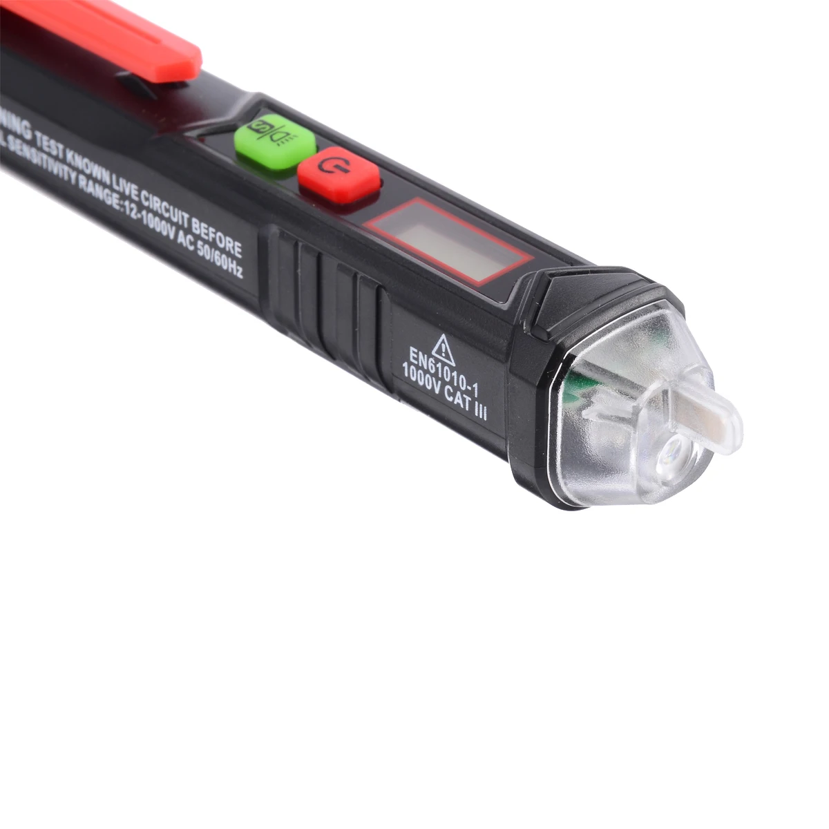 Mayitr 12-1000V Электрический Бесконтактный детектор напряжения переменного тока тестовая Ручка тест er оповещение светодиодный светильник