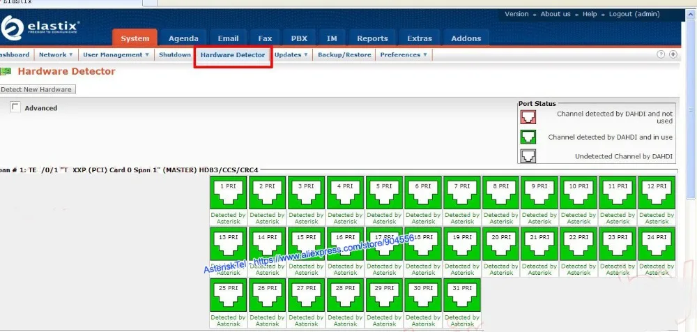 Карта Asterisk E1 карта TE110P с 1 портом T1/E1, плата PCI ISDN PRI для PBX IP Phone решение digium card, карта T1 Asterisk