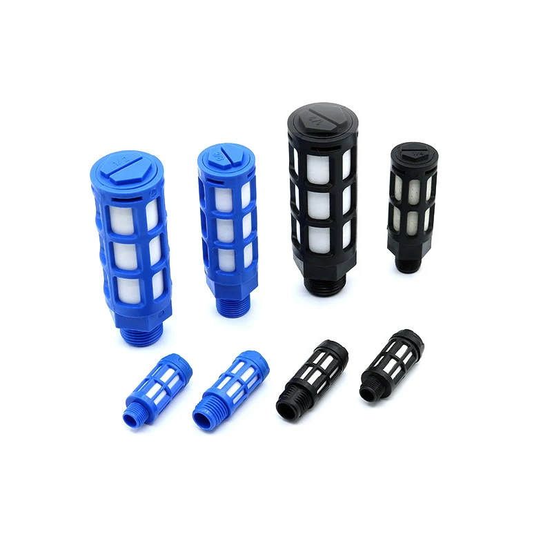 Buy 10pcs a lot Plastic silencer air solenoid valve