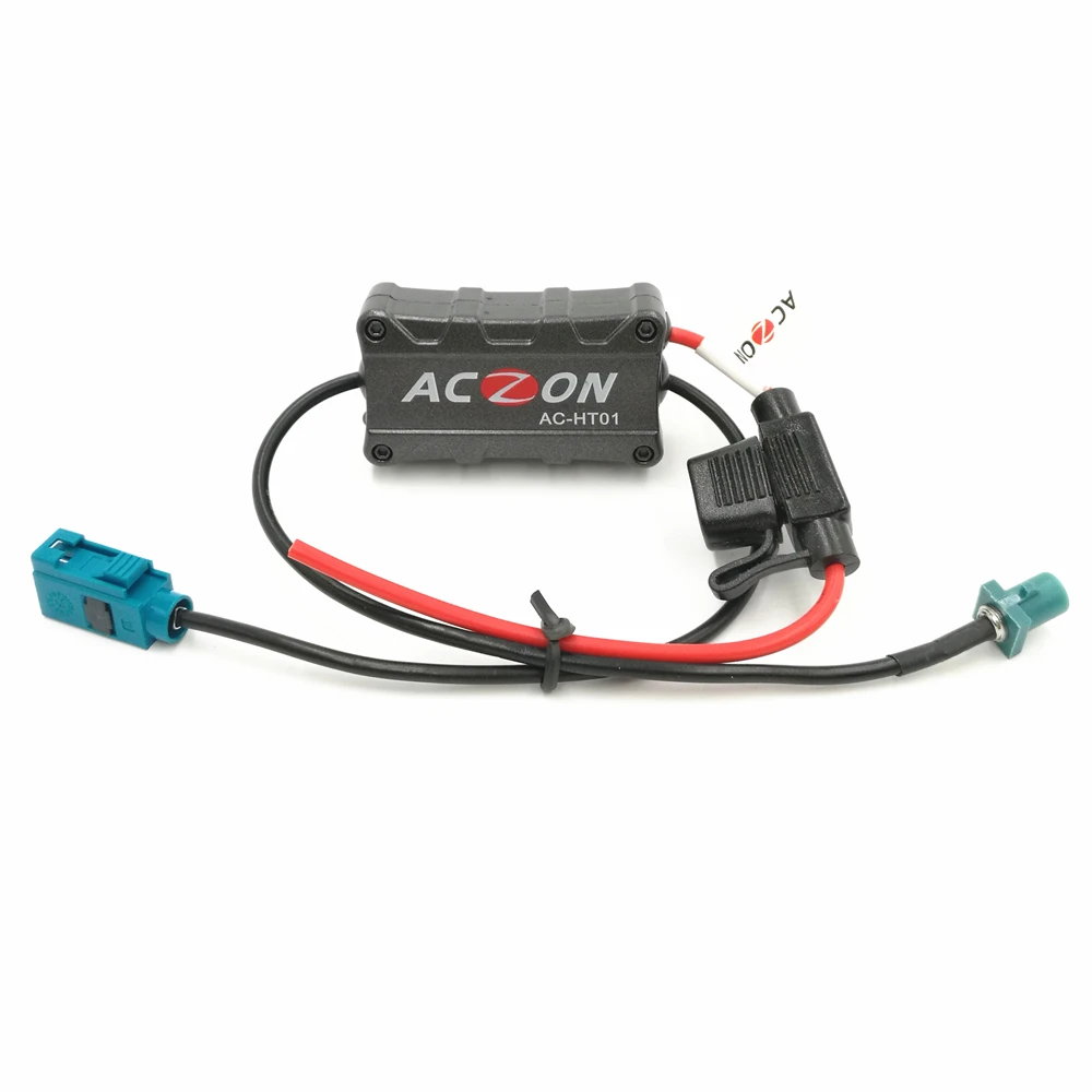 50PCS/LOT FM Antenna Amplifier For VW Automobile Car FM AM Radio Stereo