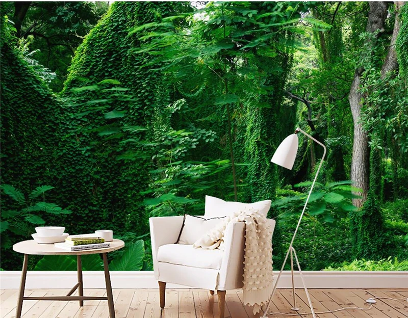 Custom Photo Wallpaper Forest 3D Wall Murals Scenery Green Tree 3D Bedroom Wallpaper Landscape TV Sofa Background Wallpaper 3D Custom Photo Wallpaper Forest 3D Wall Murals Scenery Green Tree 3D Bedroom Wallpaper Landscape TV Sofa Background Wallpaper 3D
