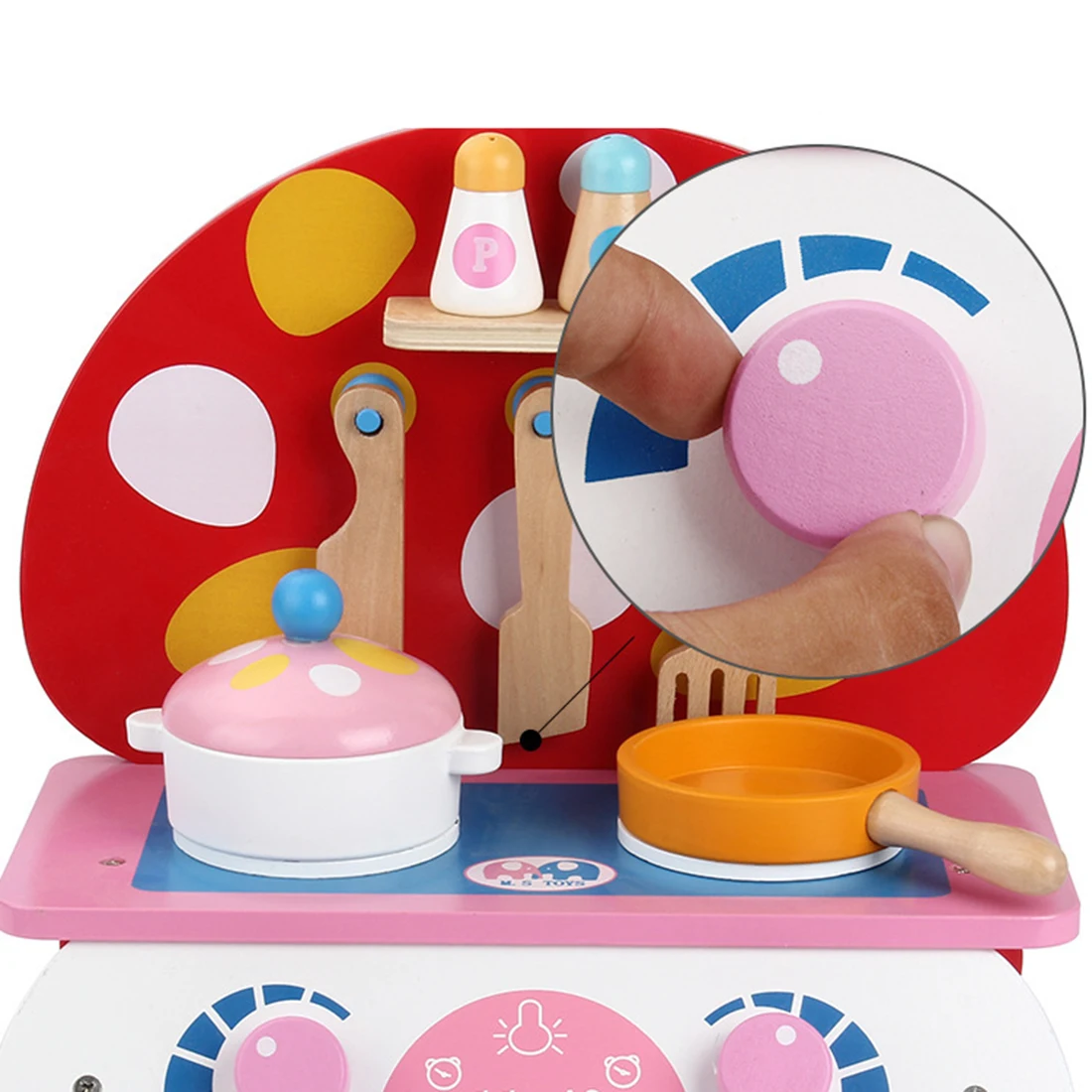 

8Pcs Children Kitchen Pretend Play Toy Cooking Bench Playset Children Kitchen Pretend Play Toys For Girls Children