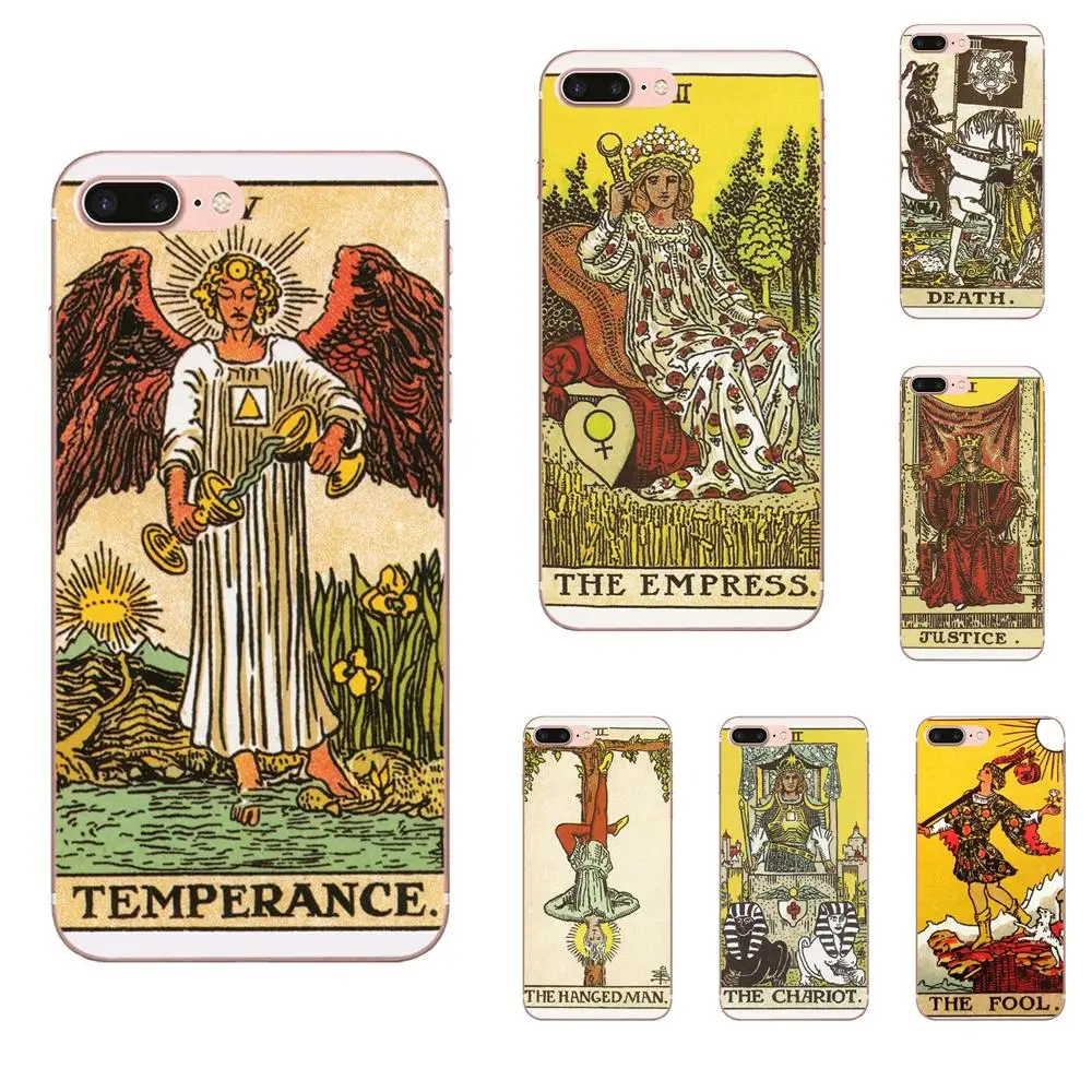 

Tarot Cards The Devil For Samsung Galaxy Note 5 8 9 S3 S4 S5 S6 S7 S8 S9 S10 mini Edge Plus Lite Soft TPU Print Phone