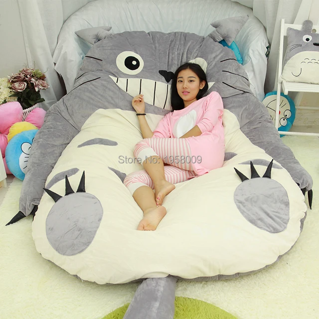 200cm X 160cm Giant Anime Totoro Beanbag Plush Bed Carpet Tatami Memory