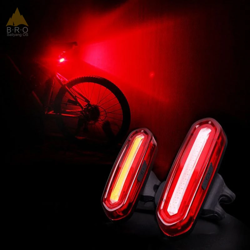 100LM светодиодный фонарь для велосипеда USB перезаряжаемые фары для велосипеда крепление безопасности Предупреждение задний фонарь велосипедная лампа Аксессуары для велосипеда