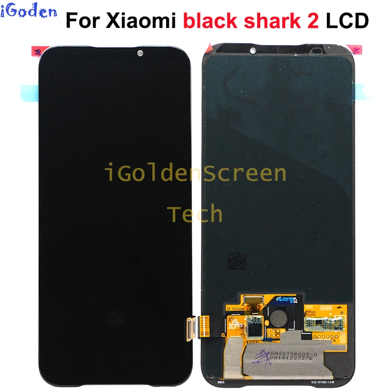 ЖК экран для Xiaomi Black Shark 2 + дигитайзер сенсорного стекла в сборе запасные части