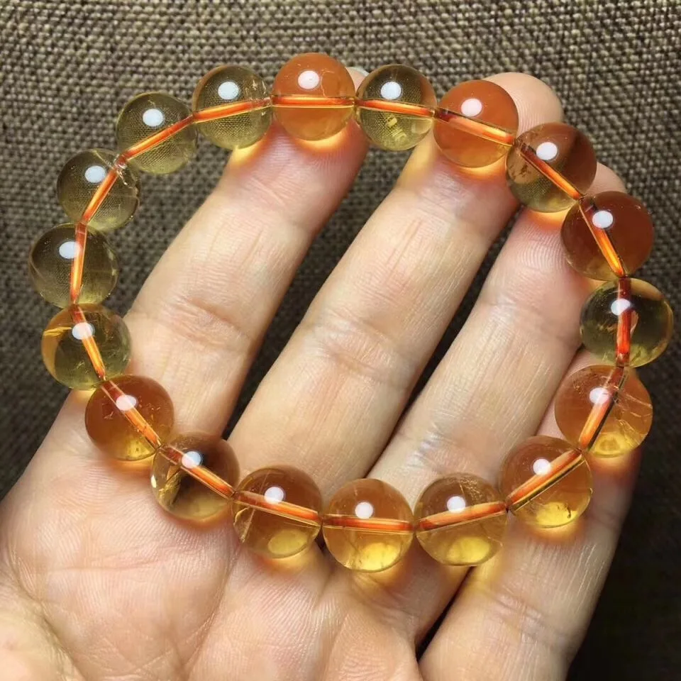 Natural Citrine Quartz Bracelet (2)