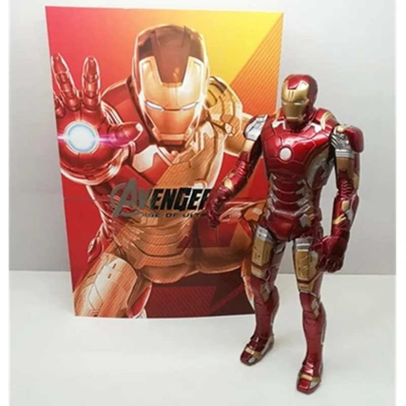 

33CM Avengers:Infinity War Superhero Iron Man MK42 Tony Stark PVC Action Figure Collectible Model Toy Boxed L1380