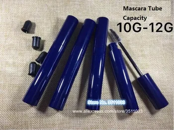 

100pcs 10ml Blue Pastic Empty Mascara Tube Eyelash Liquid Vial Cosmetic Eyelash Cream Refillable Container Bottles Free Shipping