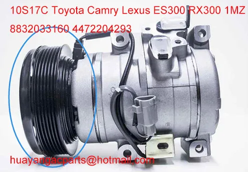 10S17C aotu parts AC Compressor Clutch Kit For Toyota 8832033160 4472204293 | Автомобили и мотоциклы