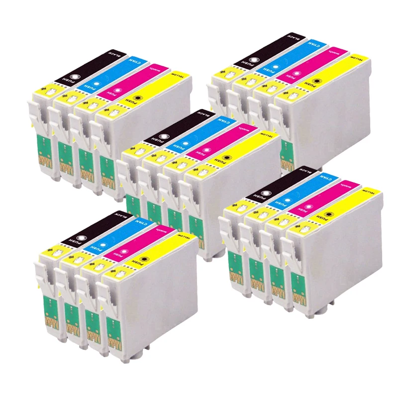 

20 Compatible EPSON T1285 Ink cartridge for stylus SX235W SX-235W SX 235W Printer