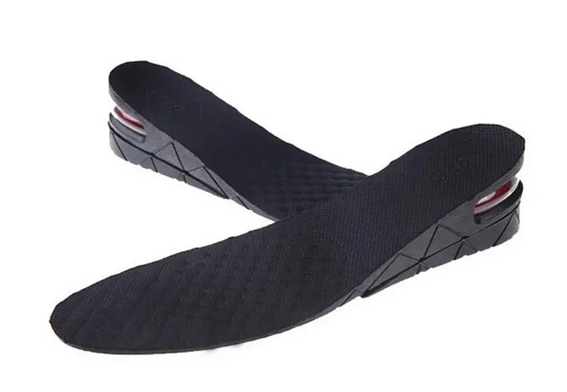 2 слойные стельки для увеличения роста 5 см из свиной шкуры ЭВА гелевые