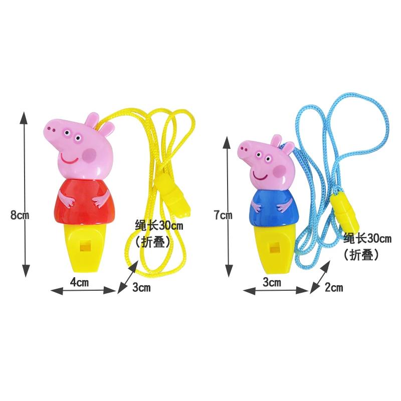 Без коробки Горячая Подлинная Свинка Пеппа Джордж свисток обучающая игрушка детская игрушка подарок продвижение! Аутентичные авторизации