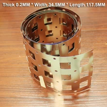 1m 32650 Lithium Battery Pack High Current Nickel Plated 32700 Assembly Connection Spot Welding And Plate 0.2mm Thick