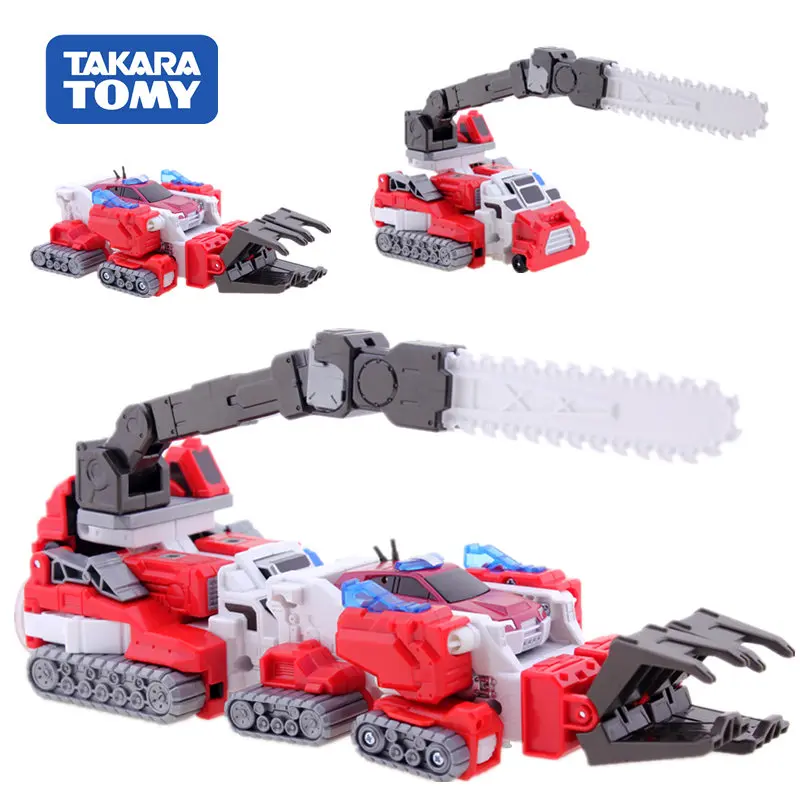 Tomica Hyper Rescue Drive Head спасательный бульдозер и спасательная бензопила док-комплект гипер модель автомобиля комплект