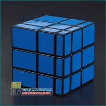 Z-cube 3x3 зеркальный куб магический с импортной пленкой синий и розовый обучающий и развивающий Cubo magicoToys