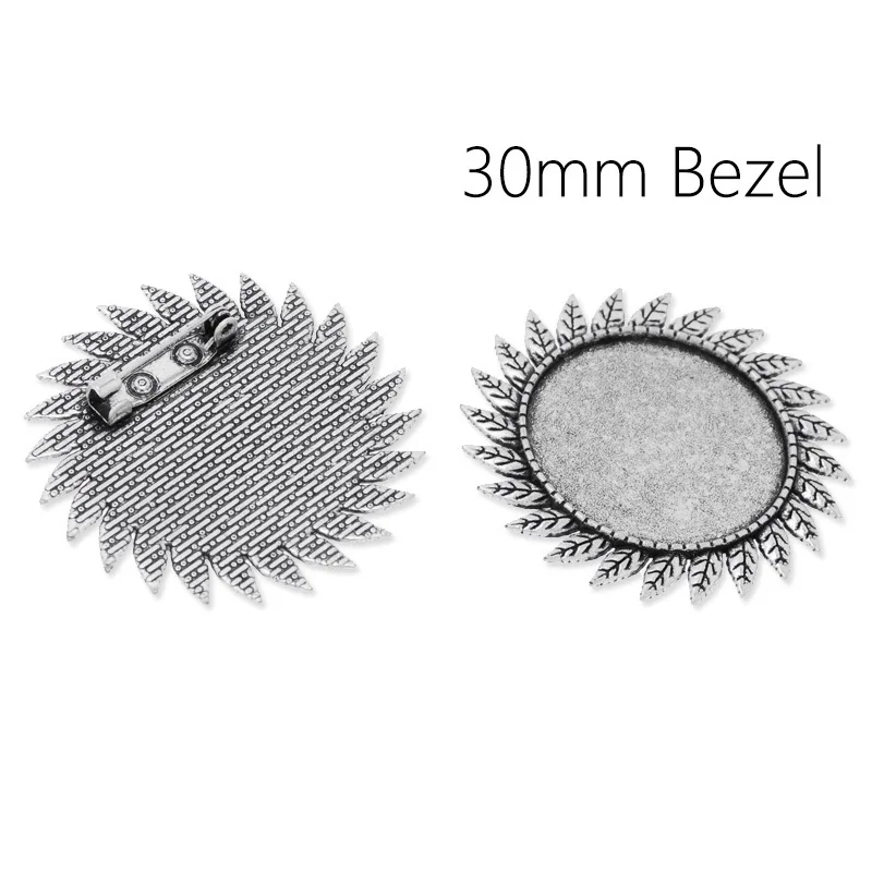 New Design 30*40 MM Silver Plated Brooch Tray, Brooch Pin Tray, Vintage Brooch Base Wholesale