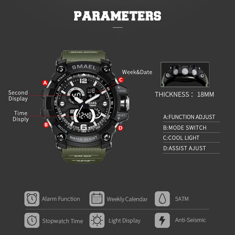 smael watch set time