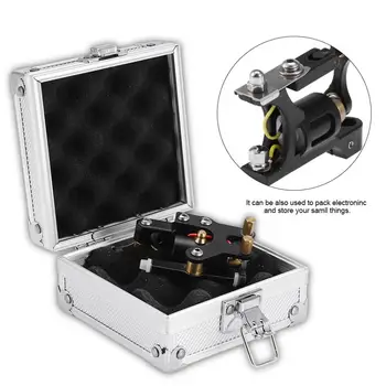 

Professional Tattoo Machine Gun Case Organizer Container Box Carrying Storage Electronics Packing Box with Lock Tattoo Supplies