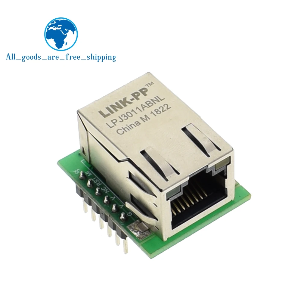 

TZT Smart Electronics USR-ES1 W5500 Chip New SPI to LAN/ Ethernet Converter TCP/IP Mod