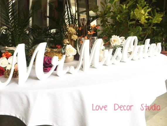 

Custom Name Sign Last name custom sign wedding table decorTop table sign for wedding table Personalized name sign.