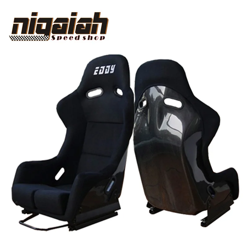 

2PCS/LOT OEM Lowmax GIAS SPS Adjustable Seat Black FRP Seat Red/Blue/Black/Yellow Sport Racing Car Seat