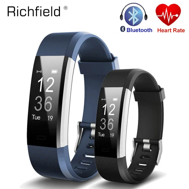 

ID115 HR Plus Smart Bracelet Heart Rate Monitor Fitness tracker Pedometer Camera Alarm Smartband For Android iPhone xiaomi Band
