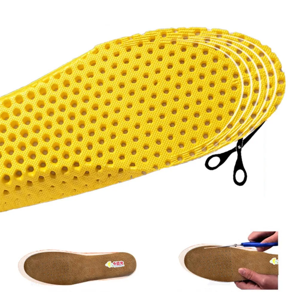 Shoe Pad Warm Winter Wool EVA Honeycomb Breathable Heighten Soft Elastic Shock Proof Women Men Insole Thermal Cushion Sports Pad