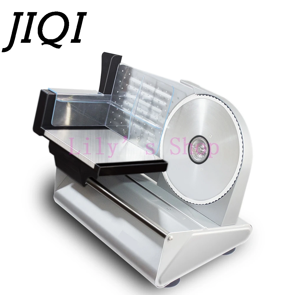 JIQI MINI electric meat slicer mutton roll frozen beef cutter lamb