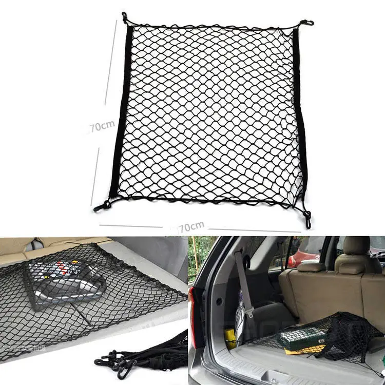 Car Truck Rear Cargo Net Storage Bag Luggage Organizer Hook Pouch nylon