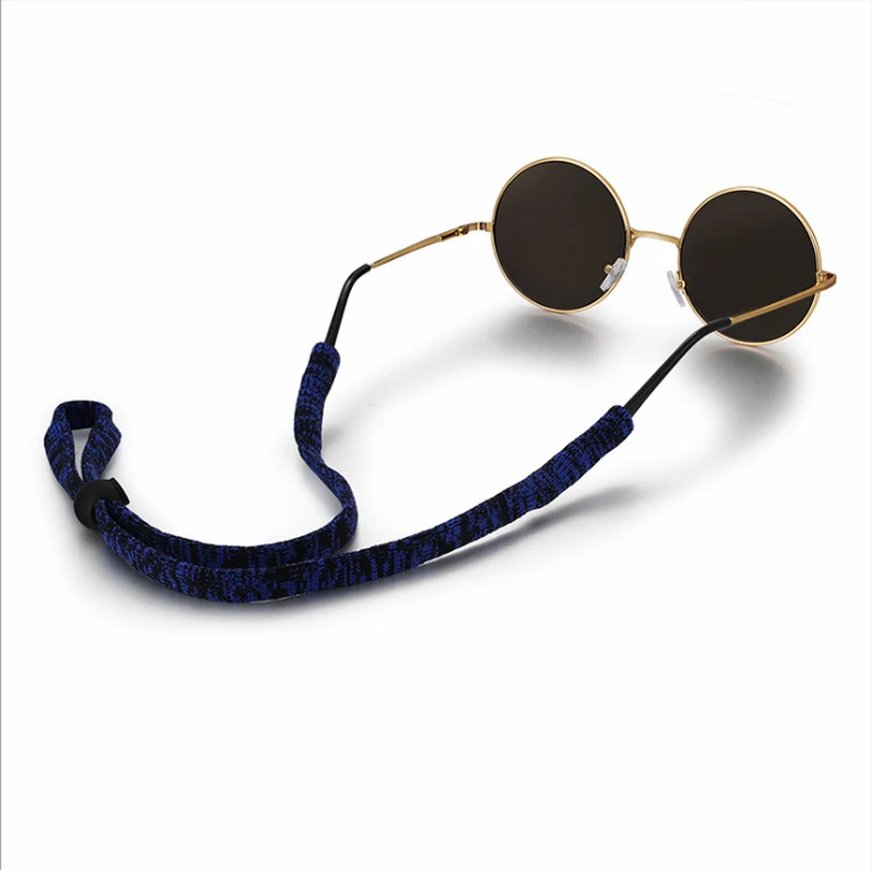 

2019 fashion Outdoor sports special glasses chain anti-skid glasses with cross sports rope Cotton glasses chain