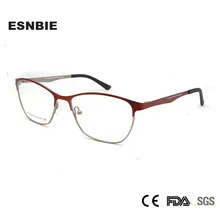 ESNBIE, сплав, оправа, очки для женщин, оптические, Роскошные, для женщин, оправа для очков, по рецепту, очки для женщин, оправа для очков