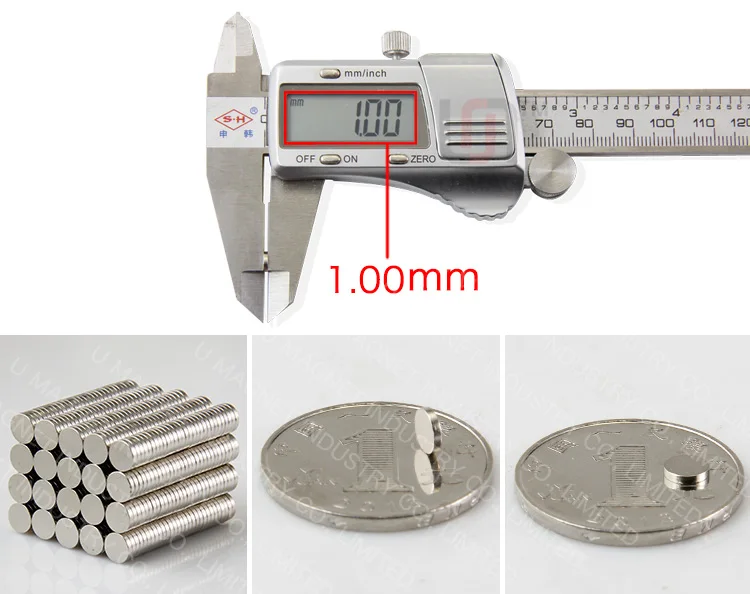 Массовая 5x1 мм N50 неодимовый магнит редкоземельный магнит сильные магниты 5*1